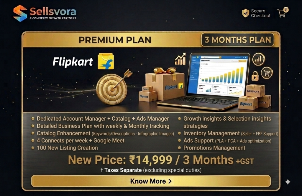 Flipkart – Premium Growth Plan